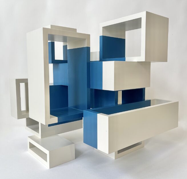 Tumbling work (Blue - White) 2